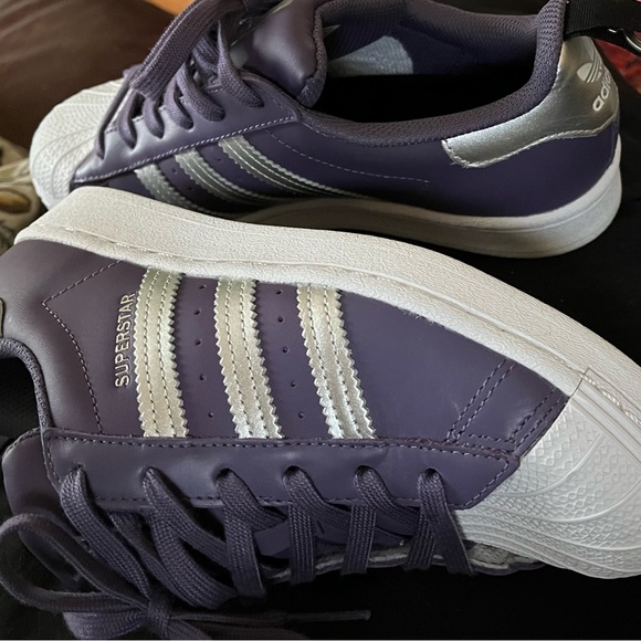 NWOT Adidas Nizza Superstar 3 band originals (female sign) - Picture 12 of 16